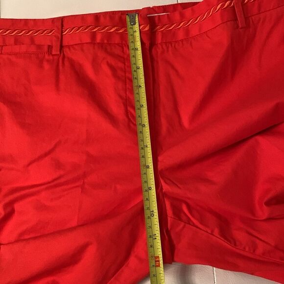 Nautica Red Cotton Blend Women’s Stretch  Pants Size 12 - Picture 5 of 12